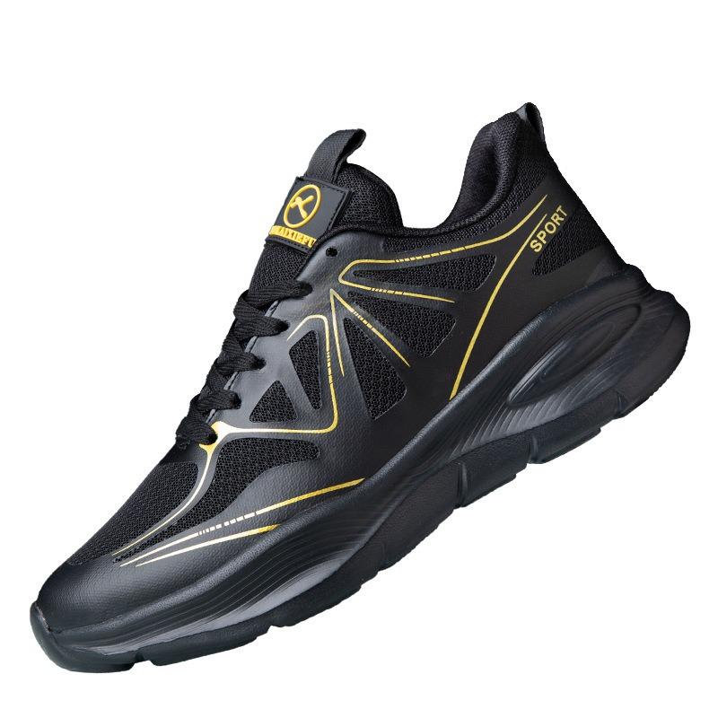 Spring New Men's Shoes Mesh Breathable Lightweight Running Sports Shoes Fashion Trend Versatile Men's Casual Shoes