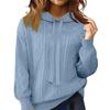 Fashionable Women's Knitted Sweater Lazy Loose Slim Hoodie Sweater