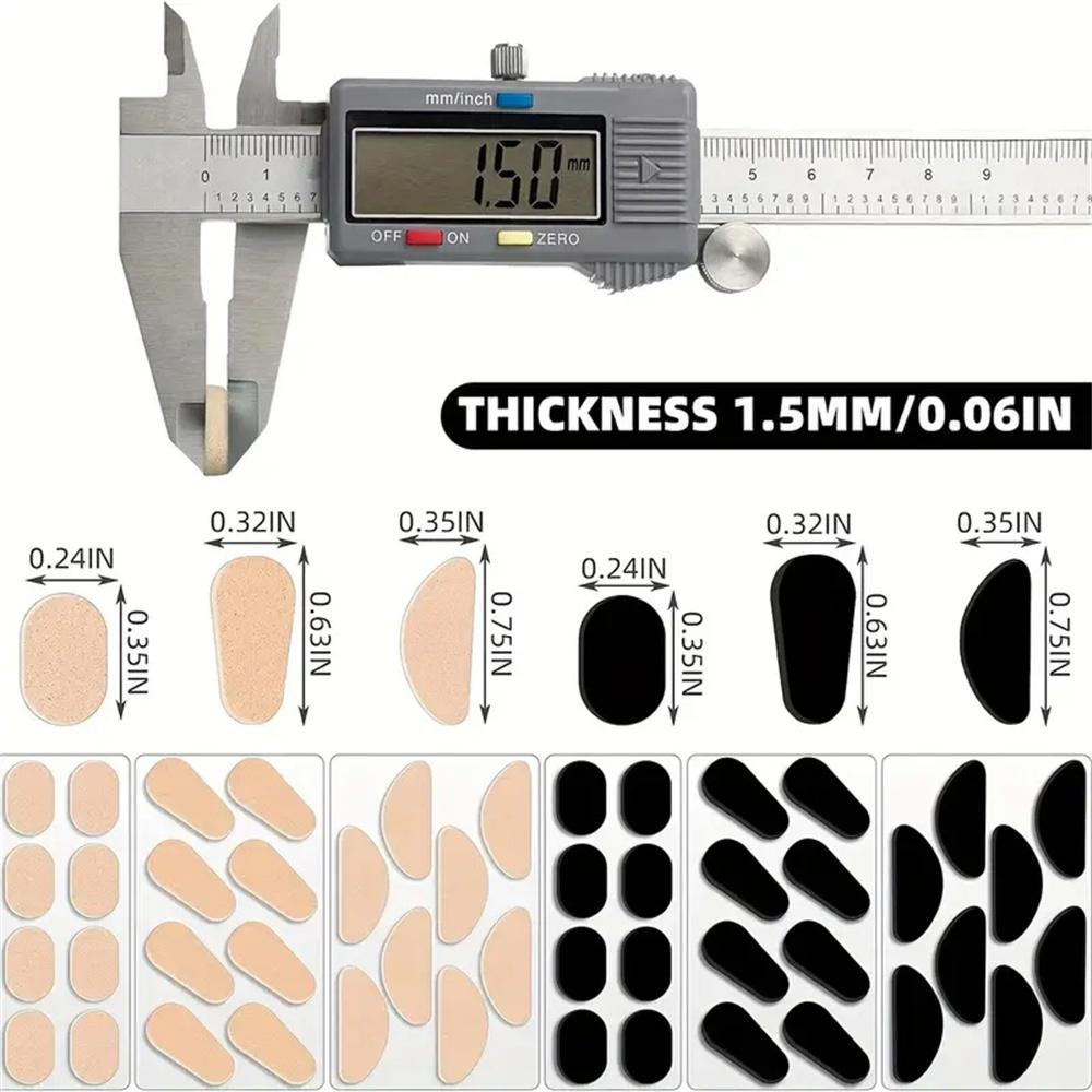 Self-adhesive Soft Foam Anti-slip Glasses Nose Pads Protection Eyeglass Sponge Bridg Instant Lifting Effect for Comfortable Wear