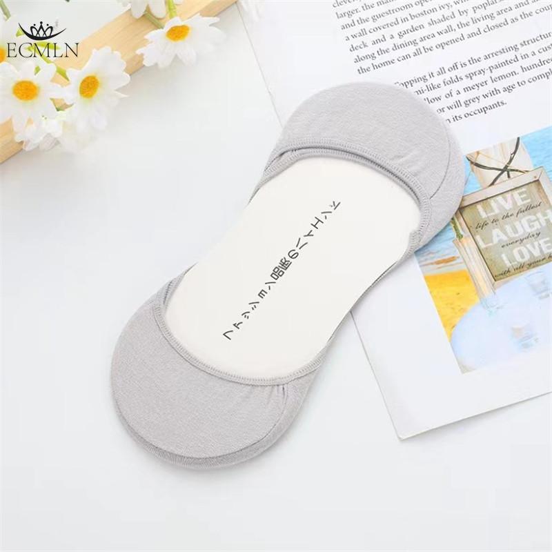 

1/5 пары женских носков, невидимые носки, ультра-короткие подкладки, женские невидимые летние носки-лодочки one size серый