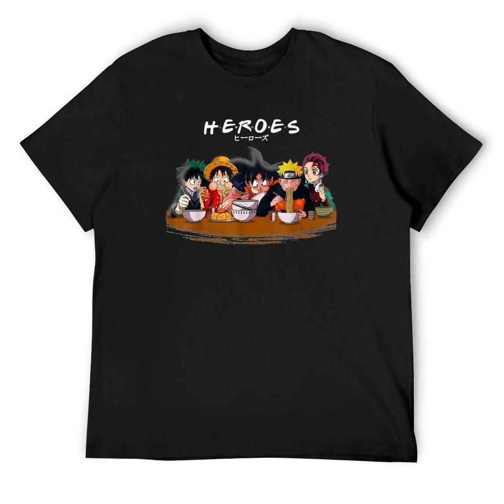My Hero Anime Japanese Manga T-Shirt Short Sleeve Tee Blacks Oversized Compression Shirt Men