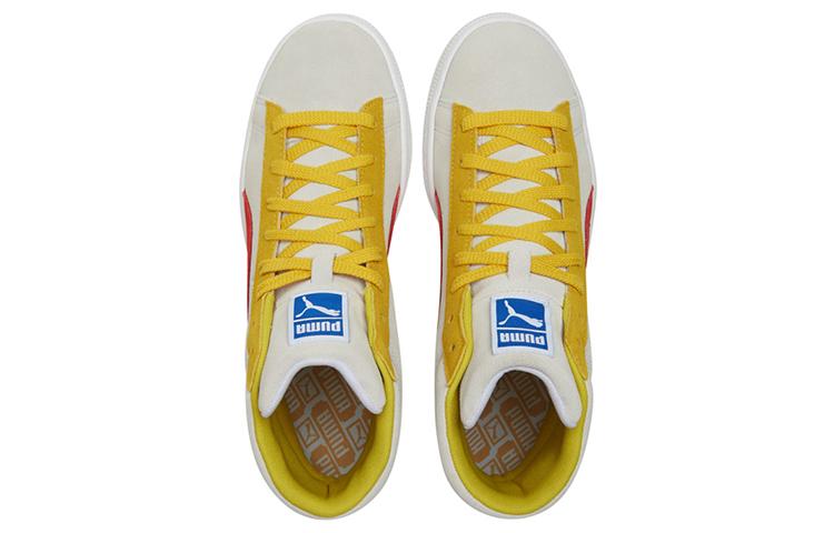 Puma Suede Mid 21 'White Red Lemon' 380205-09