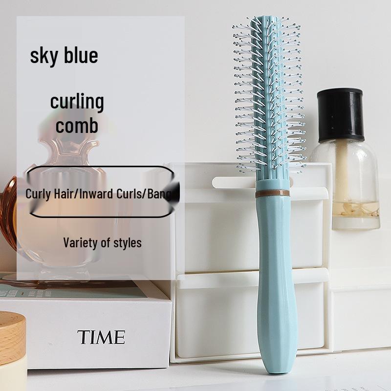 Women's Air Cushion Massage Comb - Anti-Static Curved Design for Styling and Detangling