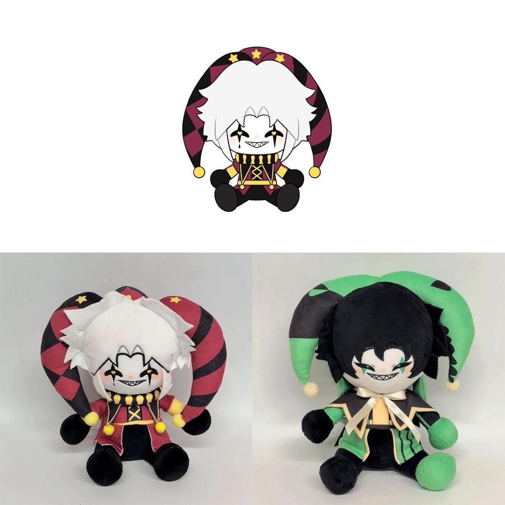 The Freak Circus Harlequin Pierrot Plush Toy With Soft Short Pile For Kids And Adults