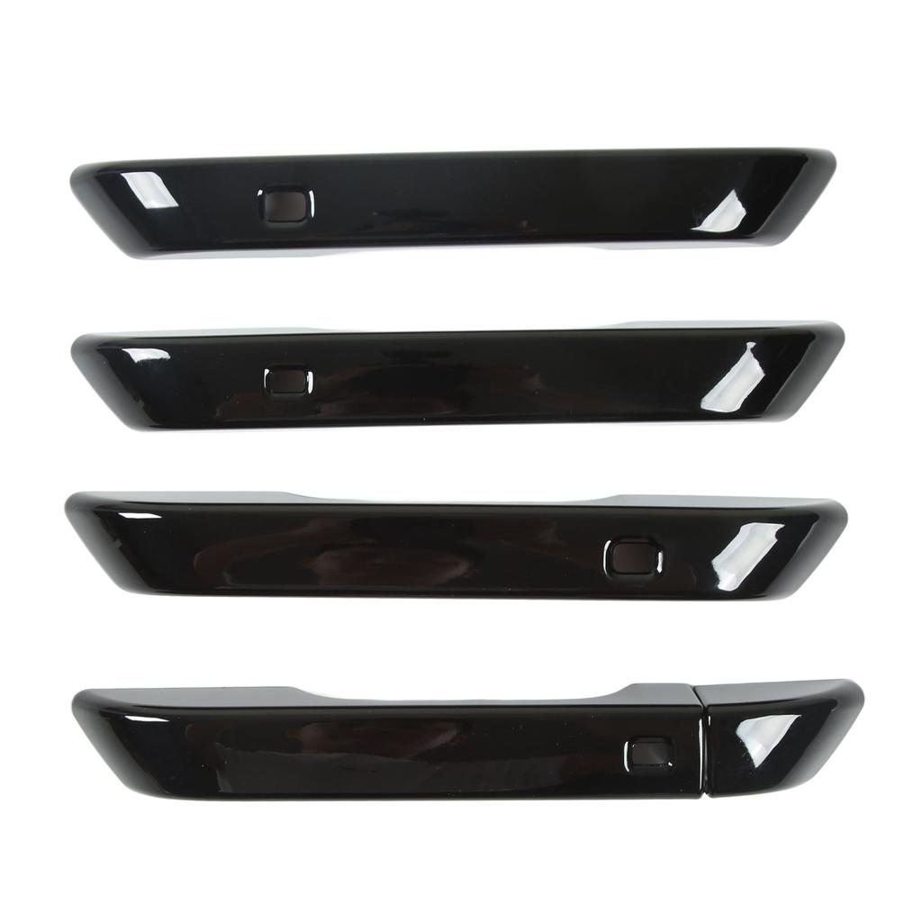 5 stk Bil Utvendig Side Dørhåndtak Deksel Trim Klistremerke Blank Svart Erstatning for Kia Carnival KA4 2022 Opp