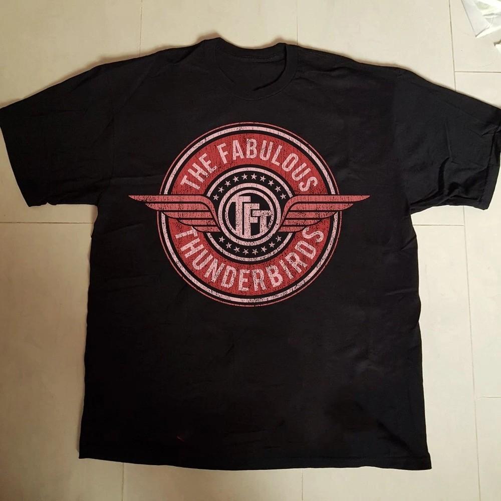 

The fabulous Thunderbirds Band Logo Black Color Size S-5XL Shirt OM1944 Unisex T-Shirt XXL