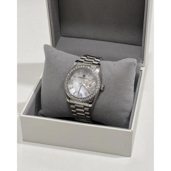 3 colors Pagani Design PD-1776 Woman Cubic Metal Watch