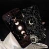 Sonne Mond Wolken Astrologisches Quadrat Mattes Silikon Case Für Iphone17 Air 16 15 14 13 12 11 Pro Max Plus Mattes Basic Abdeckung Case