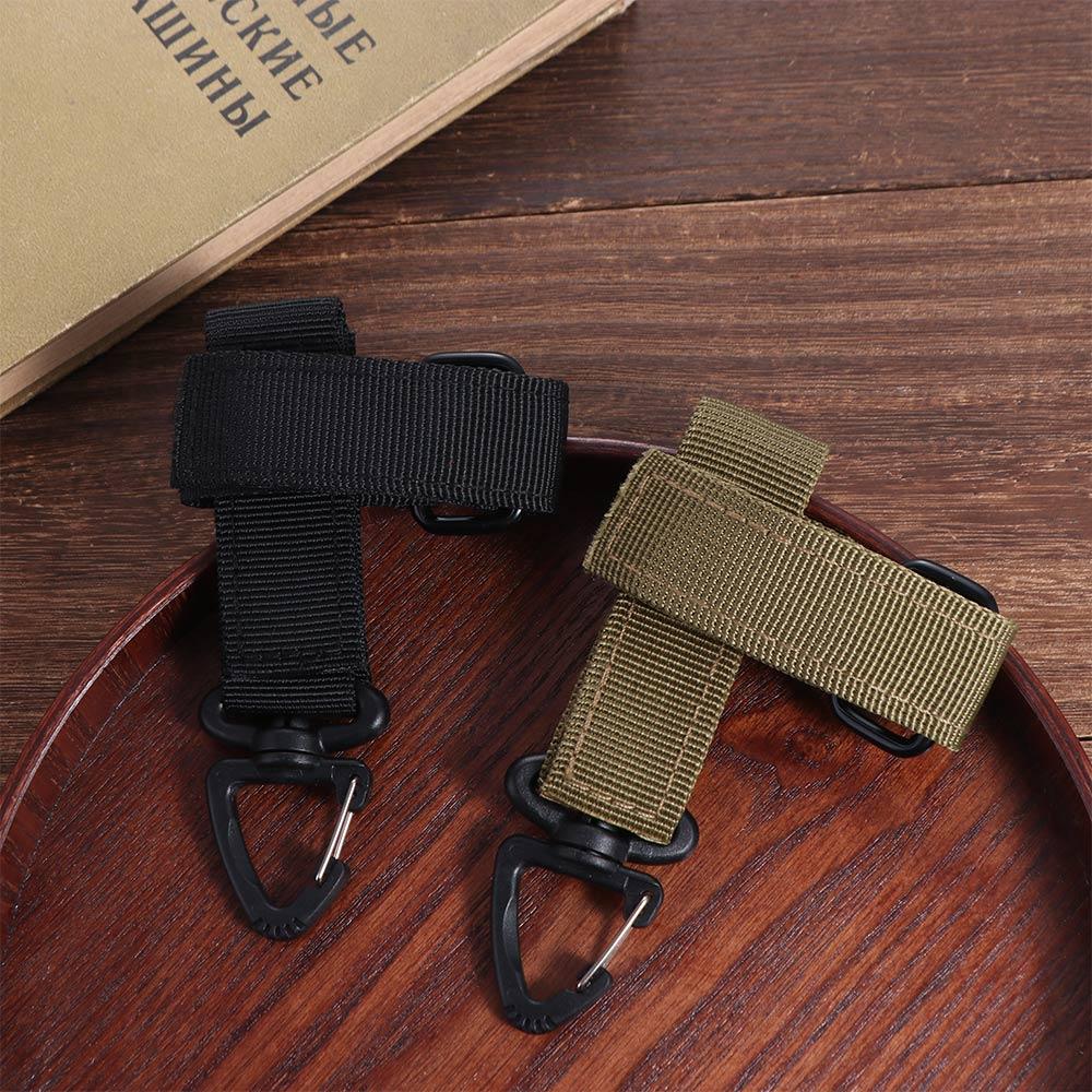 Rotatable-hanging Head Quick Release Gloves Hook Triangle Backpack Key Hook  Fishing