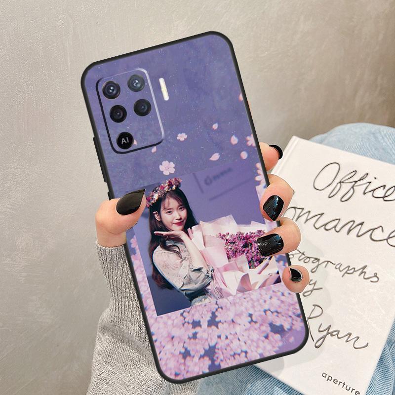 IU Palette Lee Ji Eun Case For Oppo A57 A17 A77 A18 A38 A58 A78 A98 A74 A54 A94 A80 A60 A40 A96 A76 A16 A15 A5 Pro OPPO A91