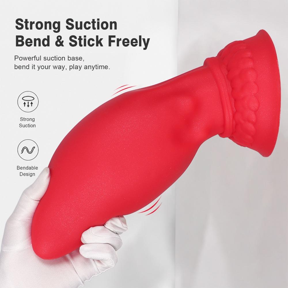 Large Soft Silicone Anal Plug for Men Women - Oversized Butt Plug for Deep Stretching, Extra Thick Adult Sex Toy