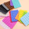 Silicone Suction Pad Back Sticker Suction Cup Phone Holder Silicone Cup Mat Smartphone Wall Stand Fixed For Glass Ceramic Tiles