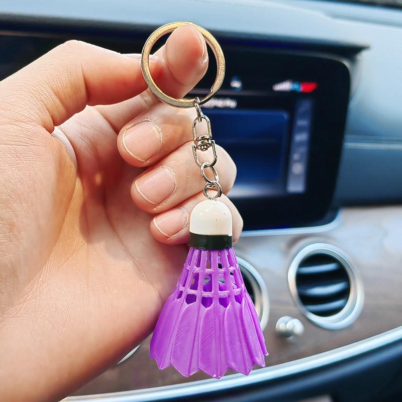 Creative Badminton Whistle Keychain: Small Sports Gift & Student Ornament