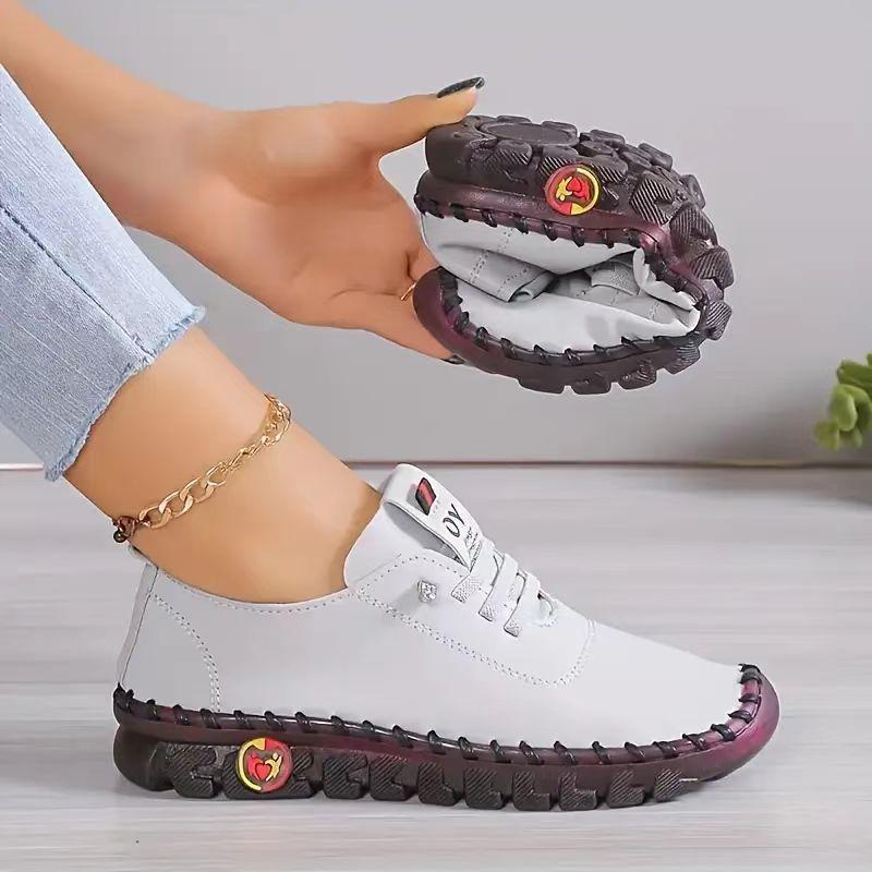 2025Spring and Summer New Soft-soled Roman Breathable Retro Openwork Sewing Bottom Plus Size WOMEN'S Shoes