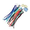 Spot Color Hand-Woven Rope Lanyard Pendant Trendy Color Nylon Rope Bag Keychain Pendant High Sense