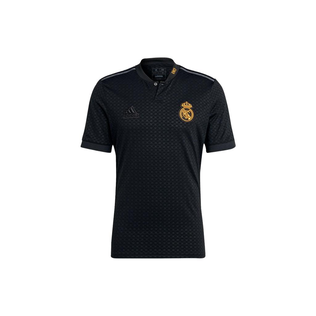 Adidas Originals Lfstlr Series Fw23 Real Madrid Casual Sport Short Sleeve Football Shirt Men Tops Black IT6471