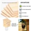 Nature Style Carpenter Bee Trap For Outdoor Hanging With Detachable Safes Hanging Carpenter Wooden
