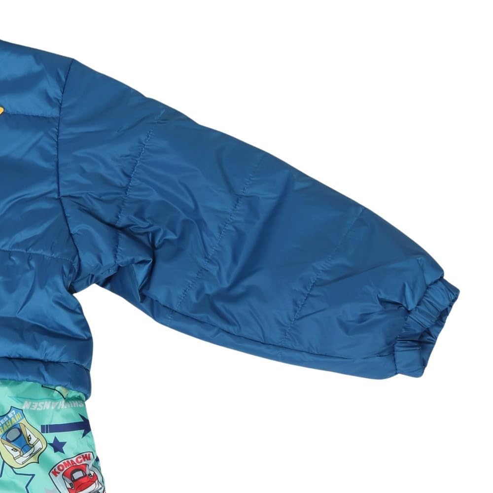 Marie Claire Kids' Snow Jumpsuit, Shinkansen, Perfect for Snow Play, Water-Repellent, Padded, Fleece-Lined, Hooded, 144350, Green, MNT 90