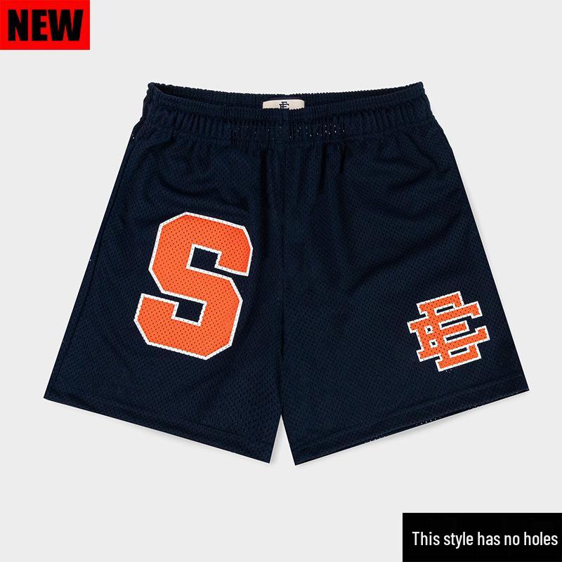 Unisex Amerikanische EE Schnelltrocknende Mesh-Sportshorts zum Laufen & Radfahren - Oberhalb des Knies