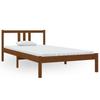 Solid Wood Bed Honey Brown 100 x 200 cm