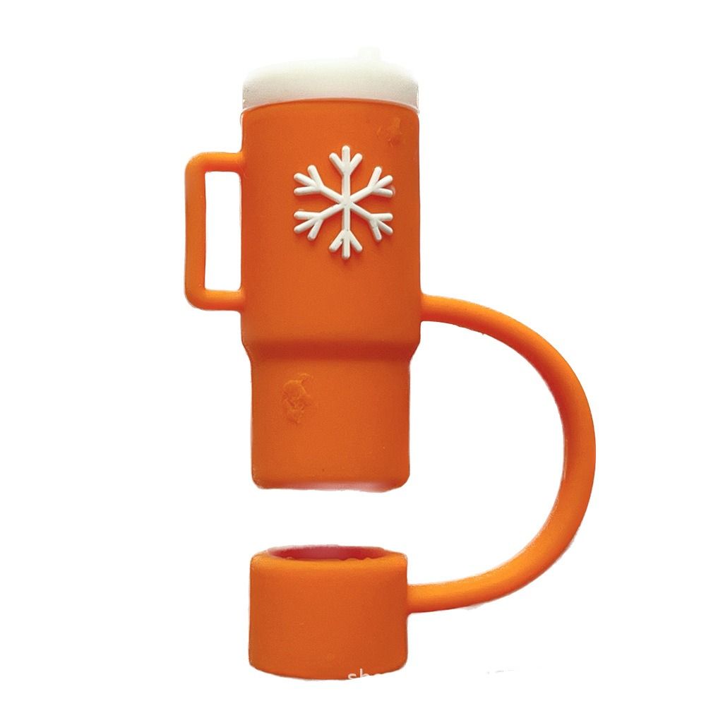 Silicone Straw Topper Splash Proof Straw Dust Cap Drinkware Straw Cover  Straw Decoration