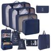 Travel Packing Cubes 7 Set, Clothes Organizer Bags for Suitcase Luggage, Portable Storage Bags for Clothes Socks Underwear