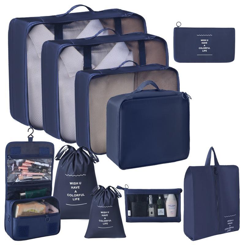 Travel Packing Cubes 7 Set, Clothes Organizer Bags for Suitcase Luggage, Portable Storage Bags for Clothes Socks Underwear
