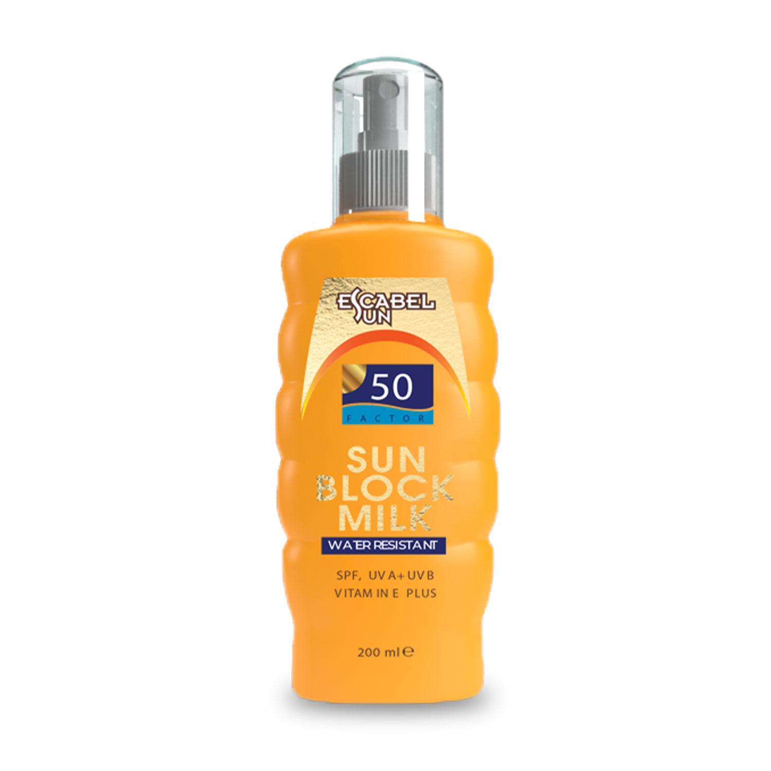 

Сонцезахисне молочко Escabel 50 SPF 200 мл 30 Spf
