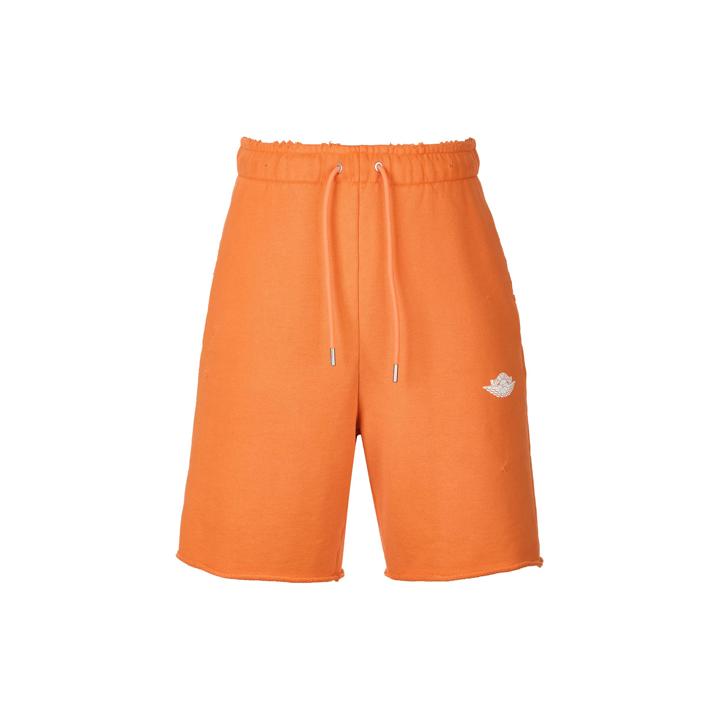 Jordan Air Casual Shorts Men s Fresh Orange/Sail White IF1412-820 XL