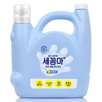 Secomma Antibacterial Bubble Hand Wash Lemon Scent Refill, 3.5L, 1 Unit