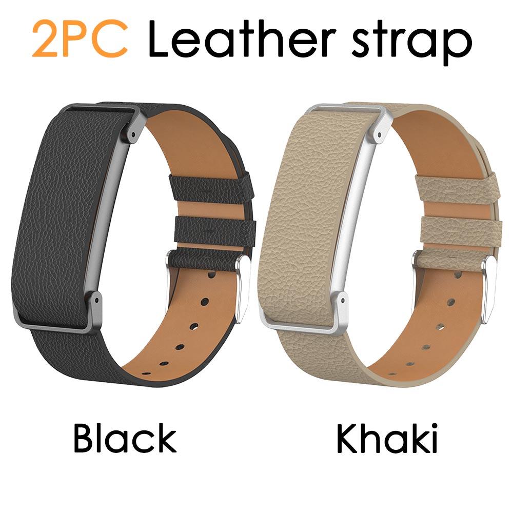 Leather Strap for Google Fitbit Air Band Fitness Tracker Sport Replacement Band Unisex Wristband for Google Fitbit Air Accessory