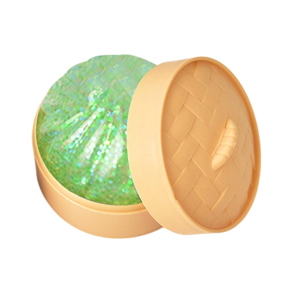 Dumplings Glitter Dumpling Toy Cute Dumplings Squishiest With Steamer Box Stress & Anxiety Toys For Kids & Skateboard