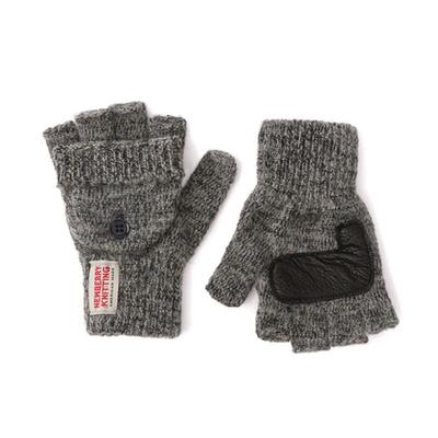 NEWBERRY KNITTING Hirschleder Glommet Handschuhe - Anthrazit