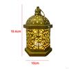 Retro Style Hanging Hollow Carved Light Battery Operated Desk Lamp for Room Ornament