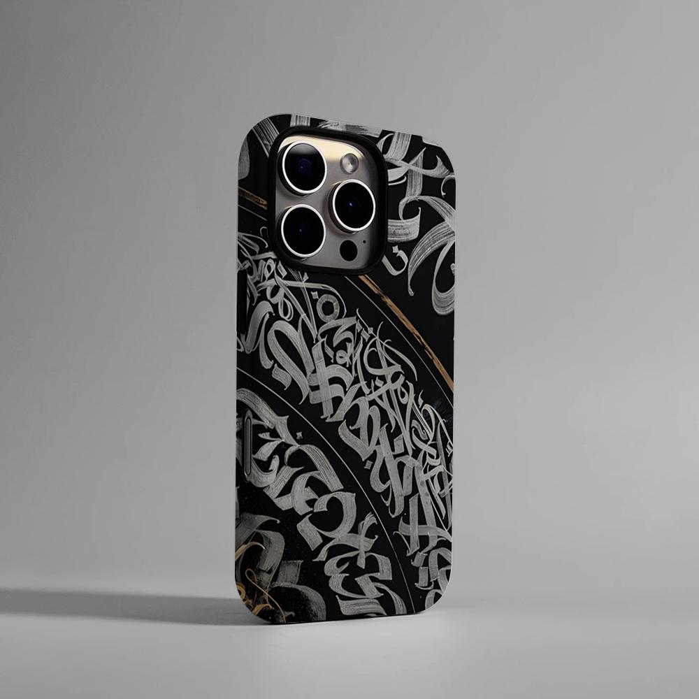 

Calligraphy Art Collection Phone Case For IPhone 16Promax 16 15 14 13 12 11 Pro Max Plus Glossy HD Hard PC Cover iPhone15Pro