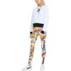 Puma Printed Knit Drawstring Hooded Long Sleeve Cropped Sweatshirt Women Sweatshirt White 531352-02