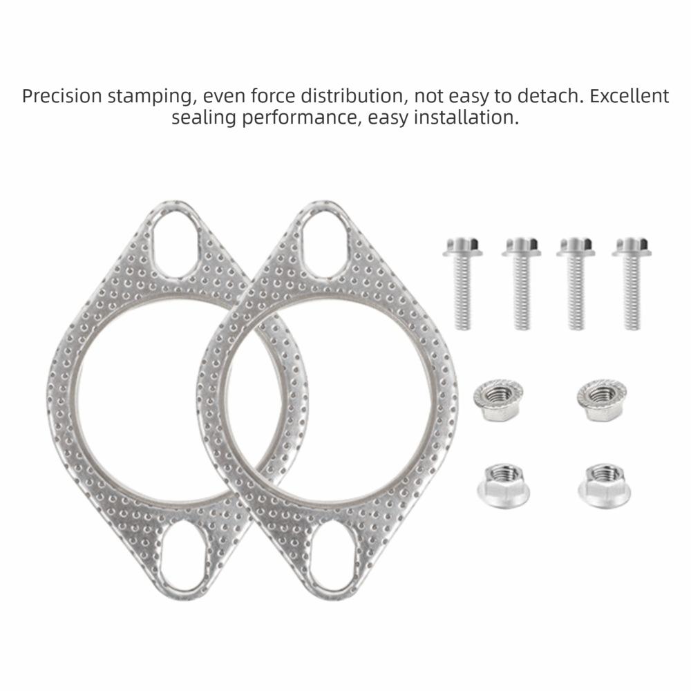 with Bolts Car Exhaust Gasket Set Heavy Duty Exhaust Flange Repair Kit Truck