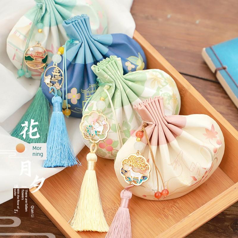 Dragon Boat Festival Fragrance Sachet Empty Bag Handmade DIY Hanging Ornament Mosquito Repellent Bag Mugwort Vintage Style Embroidered Empty Pouch