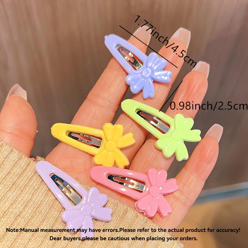 20pcs Flower Bowknot Hair Clips Y2K Girls Candy Color Barrettes BB Hairpins Hair Accessories,Perfect For Gifts,Photography Props