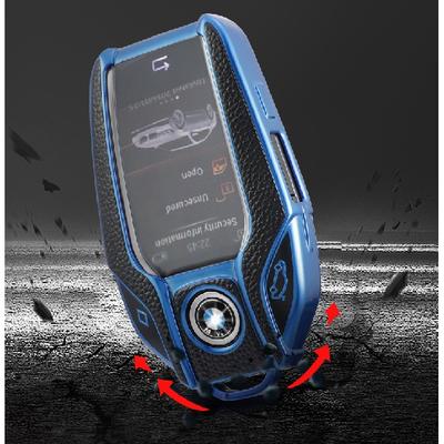 Applicable To BMW LCD Key Shell Protective ShellBMW5Series Key Shell7Car Key Case Leather Pattern