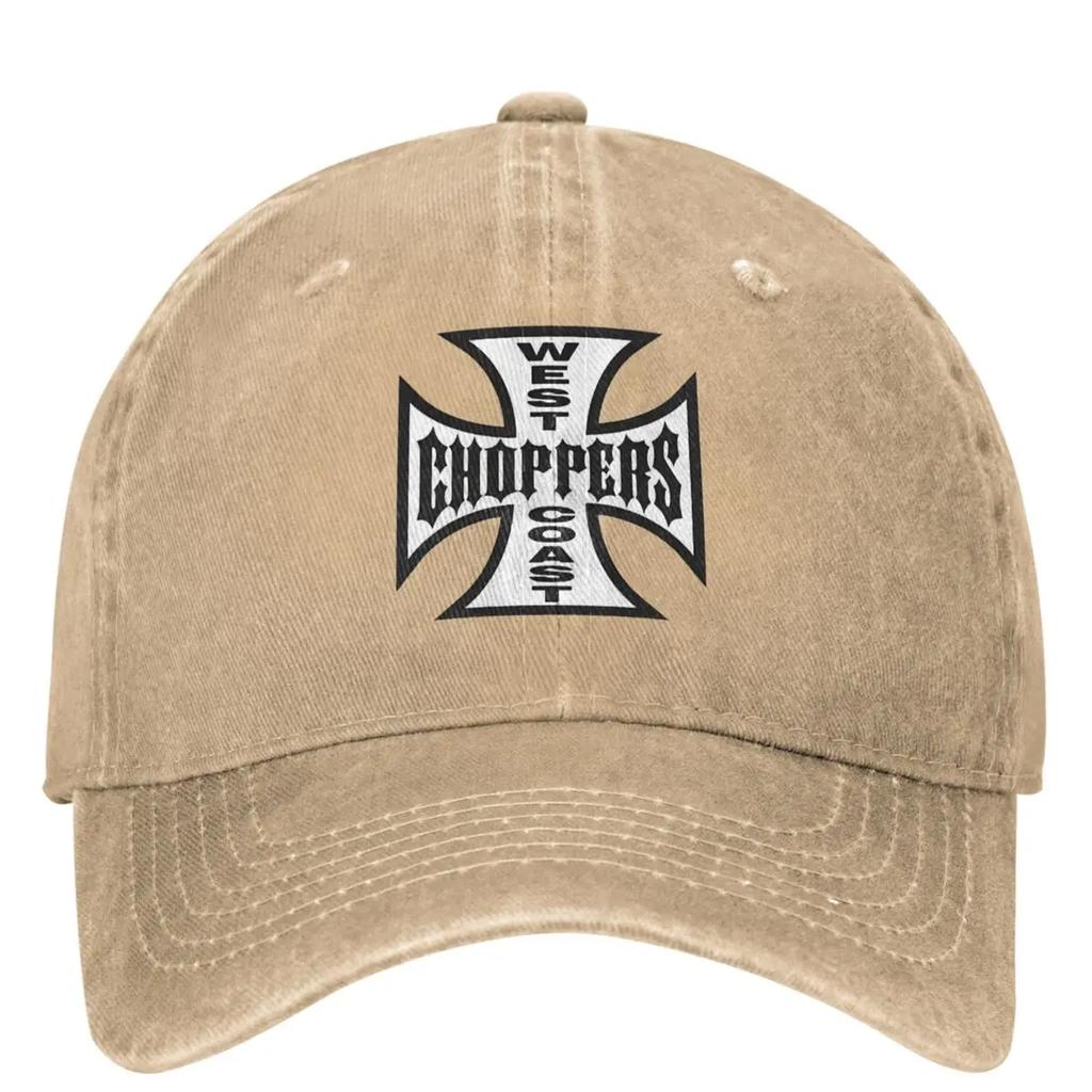 The West Denim Baseball Cap Cross Print Hunting Camping Trucker Hat Summer Unisex Teens Street Style Sun-Proof Baseball Caps