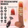 Heating Thrusting Realistic Dildo Vibrator Wireless Remote Layer Silicone Super Big Penis Dildos Sex Toys For Women