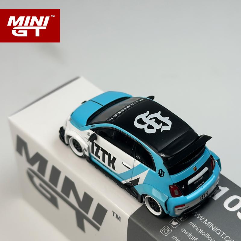 MINIGT 1:64 Abarth 595 LB-WORKS x Abas Works IZTK MGT alloy car model 1051