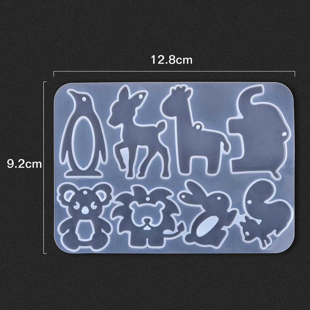 Cute Cat Butterfly Animal Earring Keychain  Epoxy Resin Silicone Mold DIY Spider Snake Pendant Jewelry Making Decoration Crafts