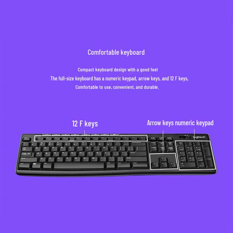 Logitech MK270 Wireless Keyboard and Mouse Combo
