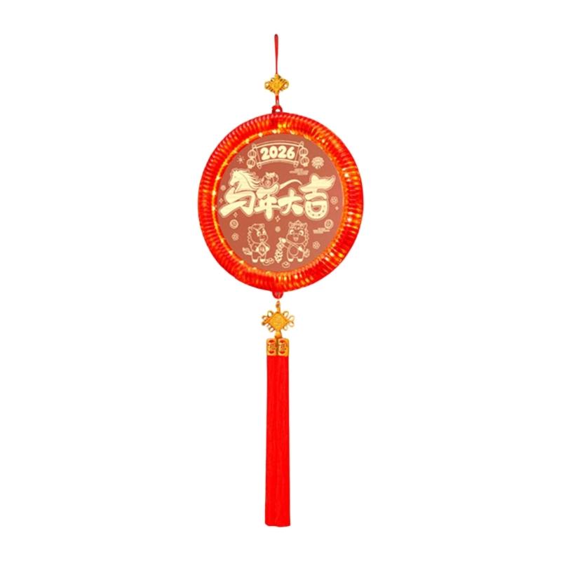 Decorative Holiday Hanging Ornament Glowing Pendant With Low Heat Lighting and Simple Installation for Parties