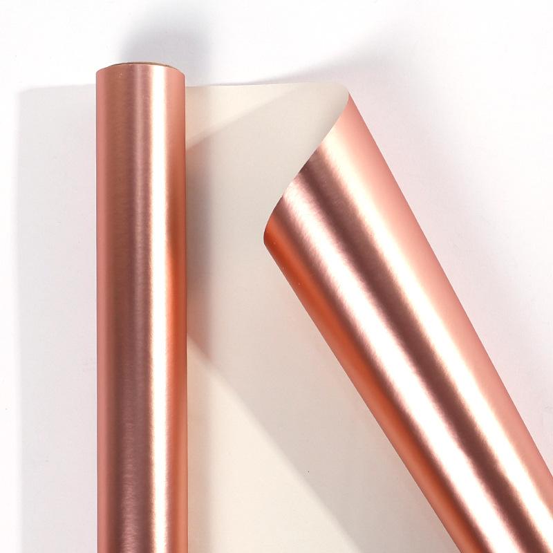43 X 3 Wrapping Paper Roll Metallic Pure Color Colorful Craft Paper for Christmas Valentines Birthday Holiday Gifts Decor