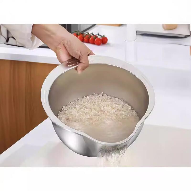 ZISIZ 201 Stainless Steel Rice Strainer