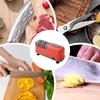 Automatic Cutter Sharpener 4-Stage Scissor Grinding Stone With Suction Cup Base USB Charging Electric Chef Cutter Sharpener For