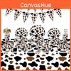 Cow Print Disposable Party Tableware Perfect For Father's Day Mother's Day And Thanksgiving